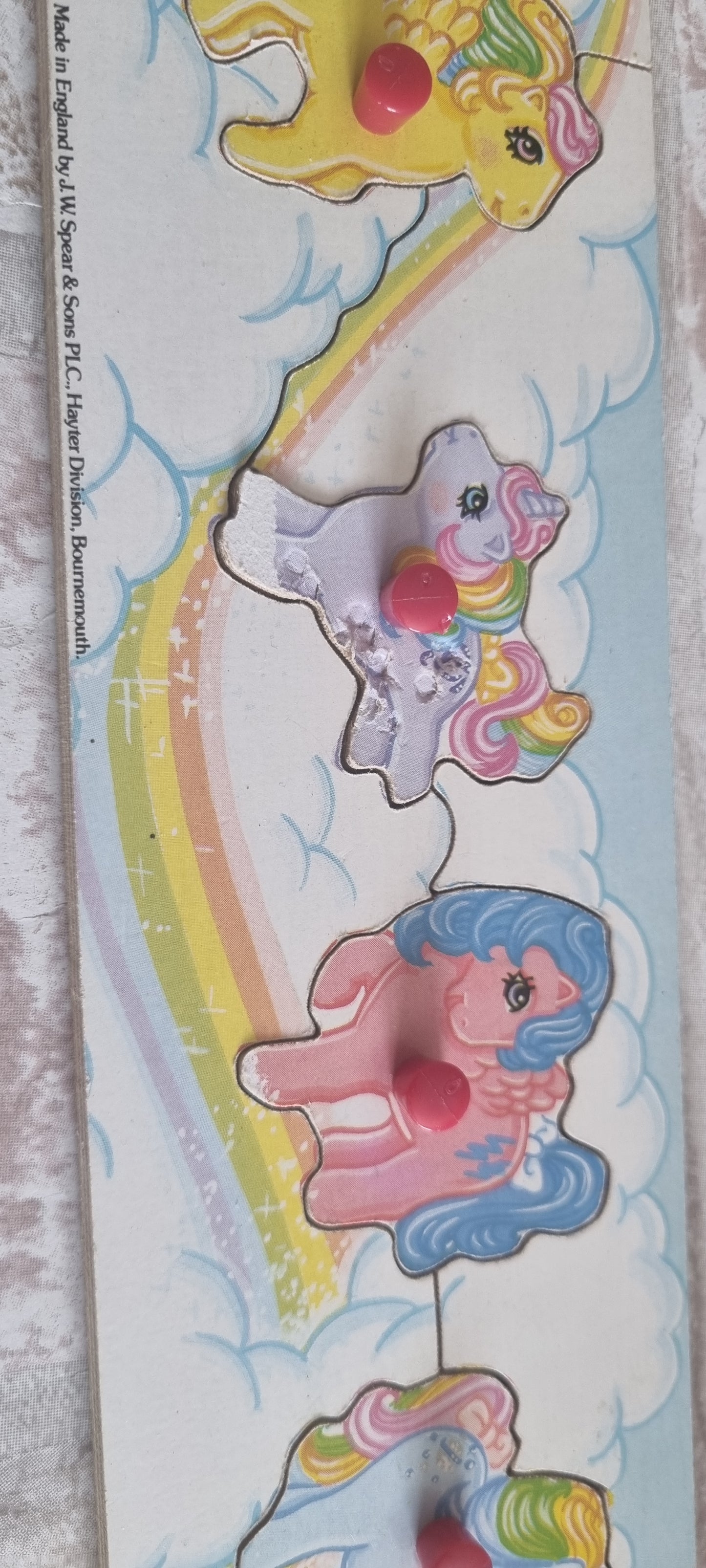 Rainbow Pony Peg Puzzle