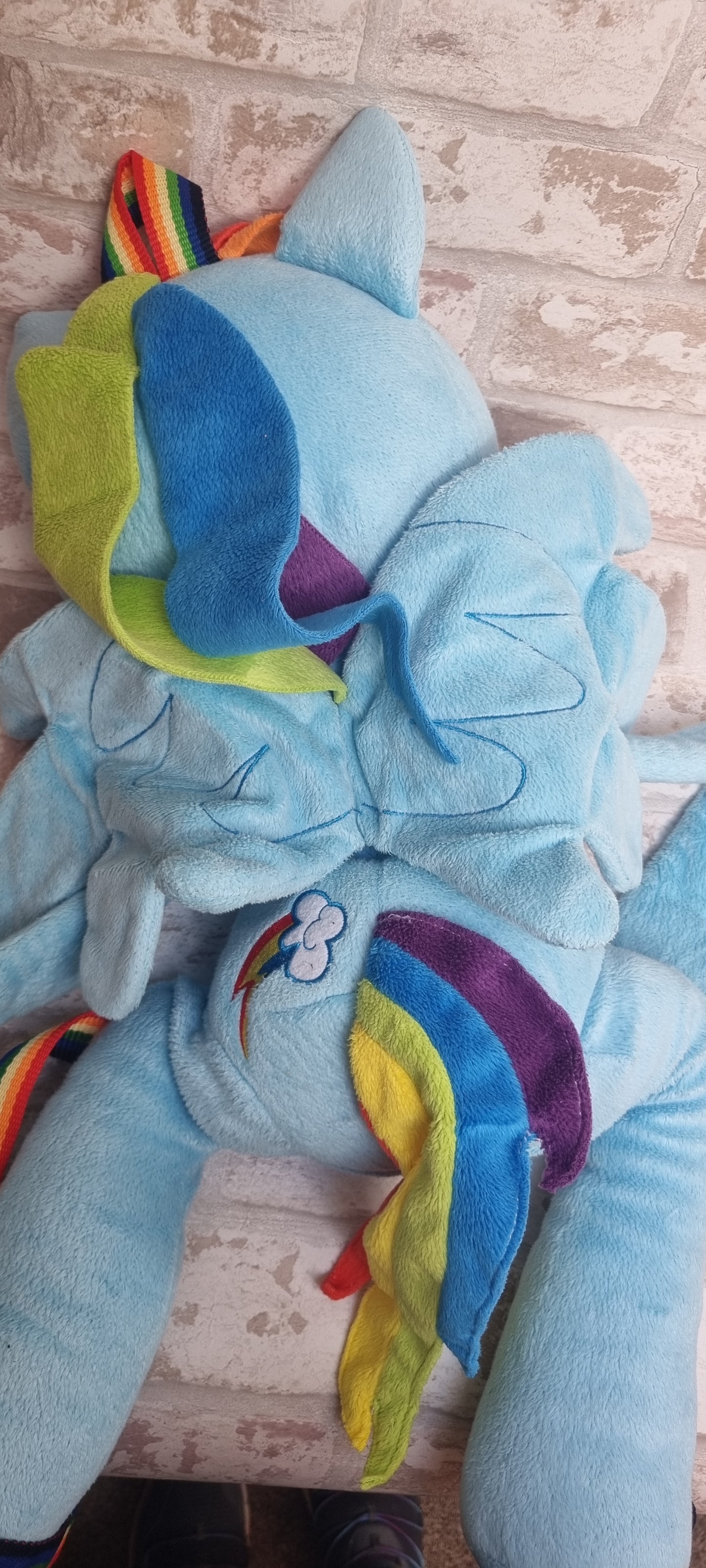 My Little Pony G4 Rainbow Dash Plush Backpack