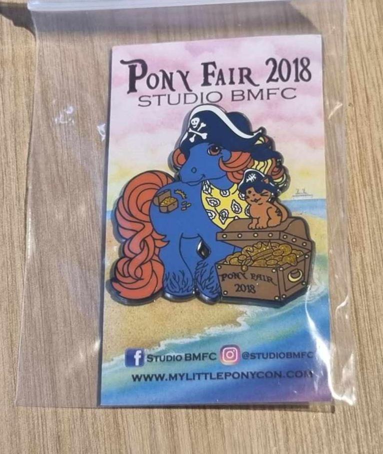 My Little Pony US Fair Exclusive Enamel Barnacle Pin - G1 Toy Collective