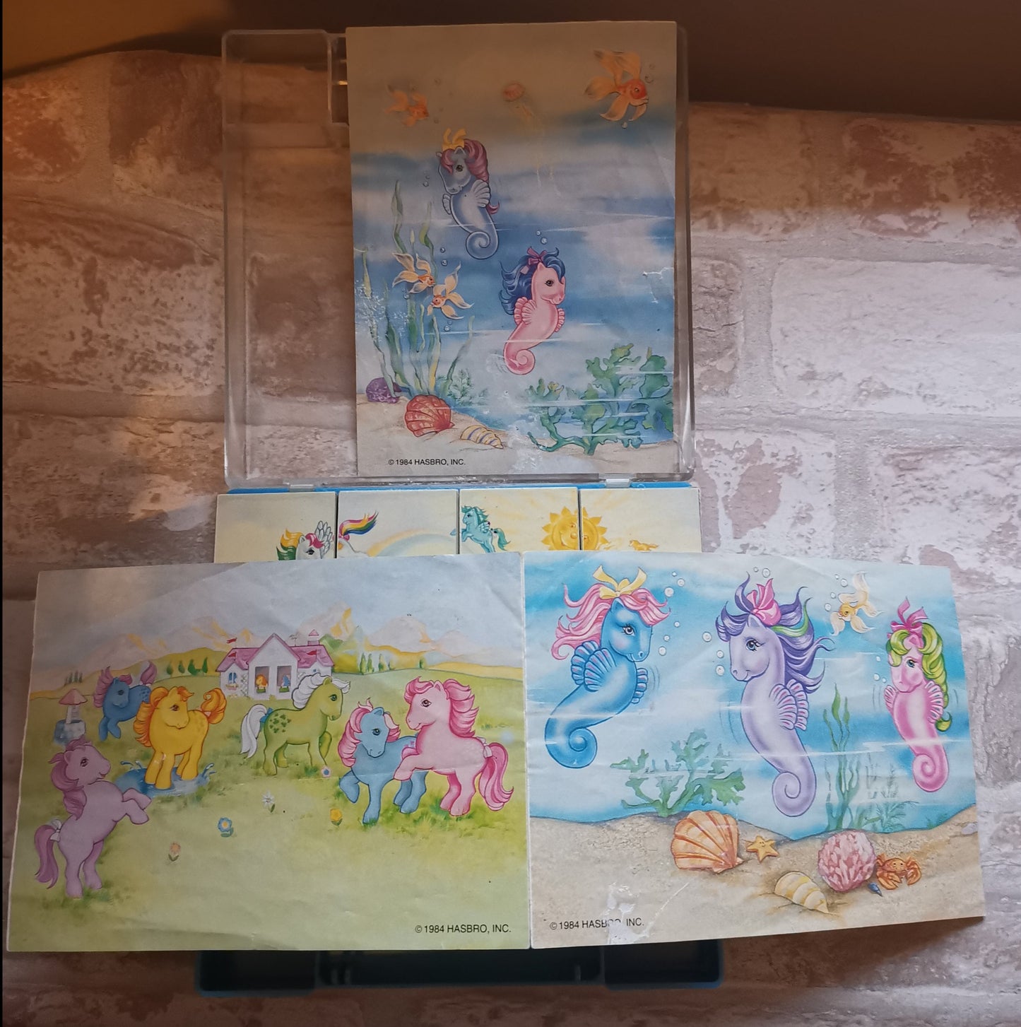 My Little Pony Vintage G1 Block Puzzle (Six images)