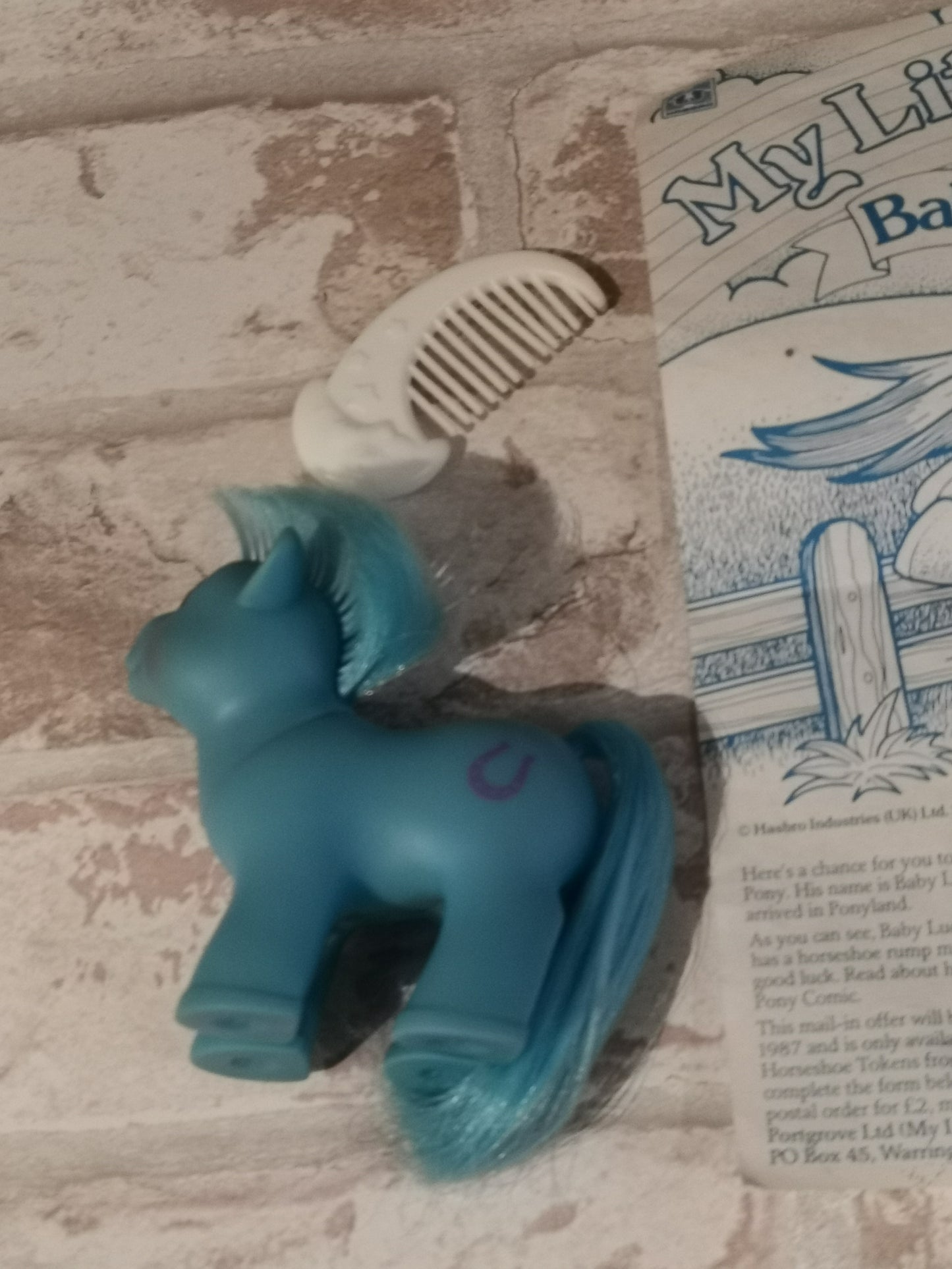 My Little Pony Vintage G1 Mail Order Baby Lucky Complete (PLUS leaflet)