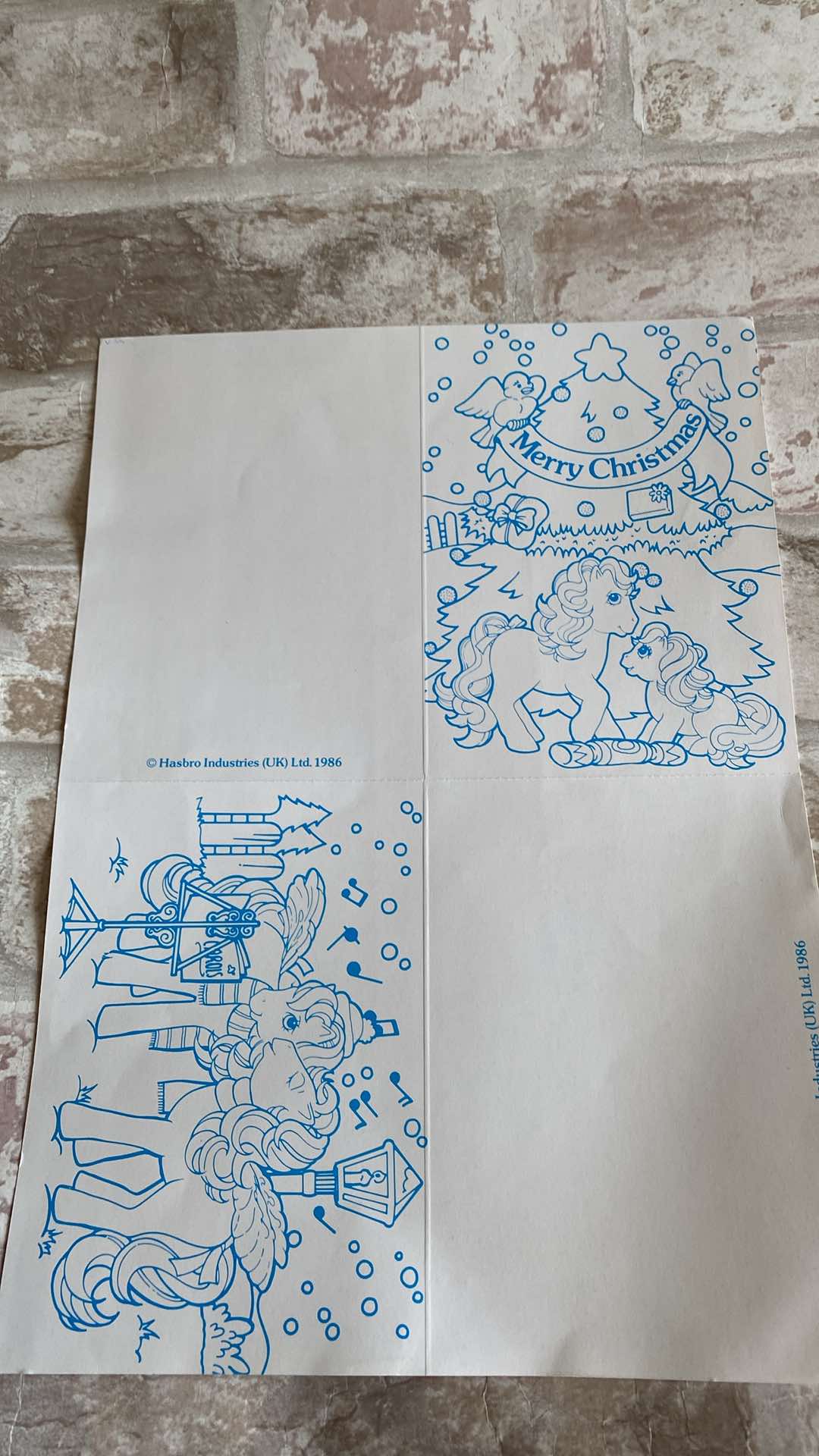 Activity Club Christmas Cards 1986