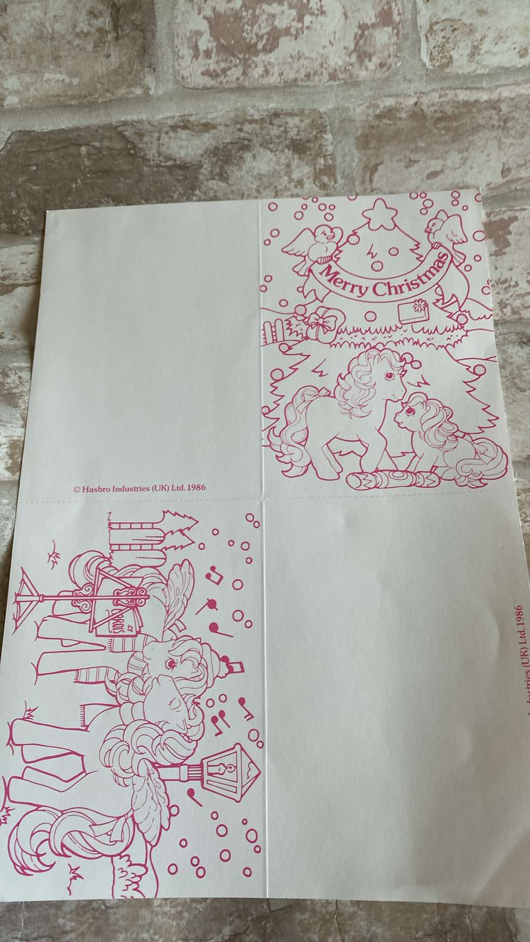 Activity Club Christmas Cards 1987