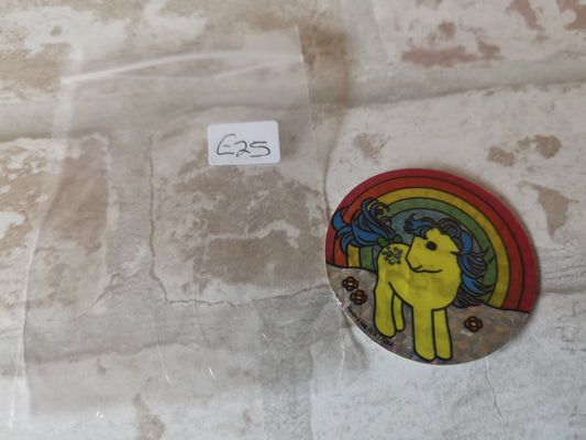 My Little Pony Round Sticker - Bubbles