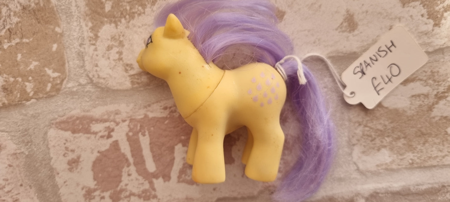 My Little Pony Vintage G1 Baby Lemondrop (Spanish)