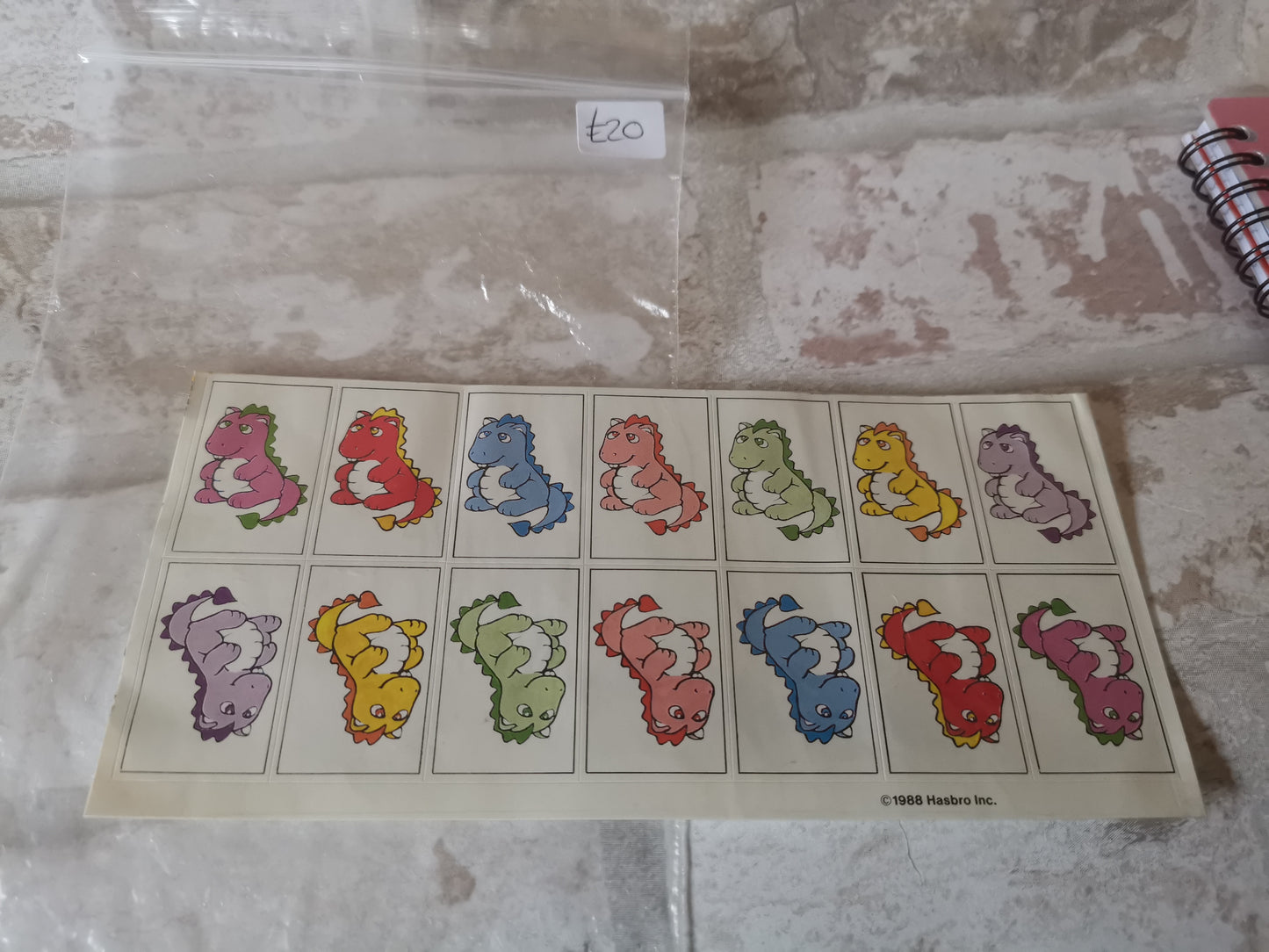 My Little Pony G1 Vintage Comics - My Little Pony Comic Dragon Gift Stickers