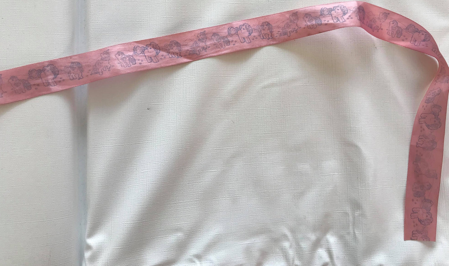 G1 Vintage My Little Pony Uk Activity Club Ribbon
