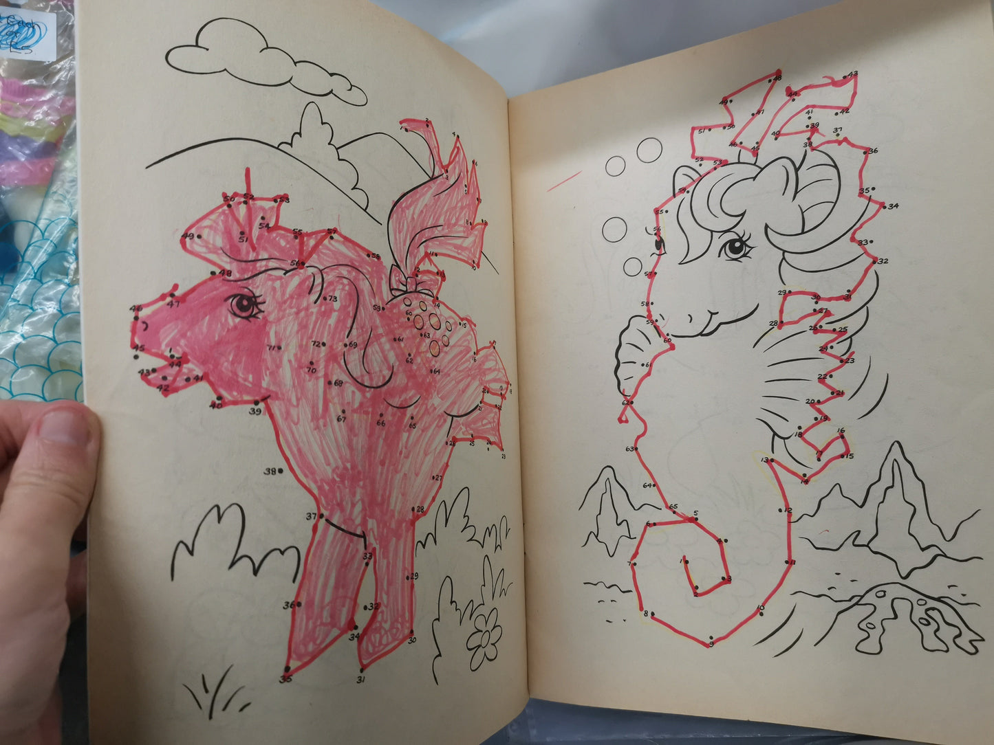 My Little Pony G1 Vintage Dot to Dot UK Book