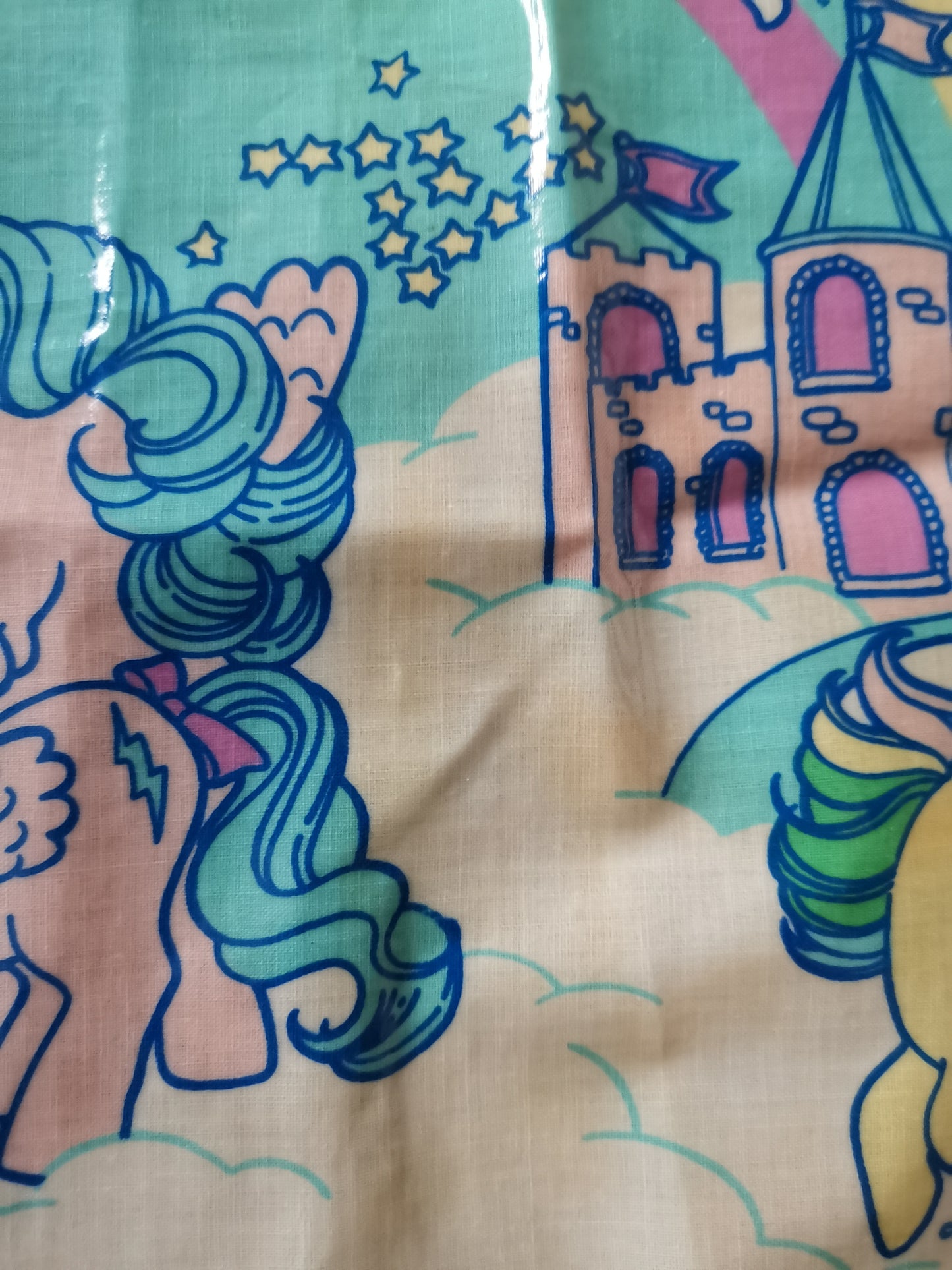 My Little Pony Vintage G1 UK Child's Apron feat Firefly and Skydancer