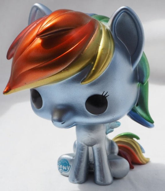 G4 My Little Pony Metallic Chase Funko Pop Rainbow Dash