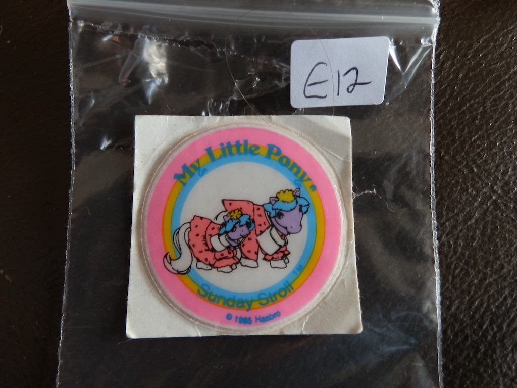 Pony Wear Puffy Sticker (Selection)