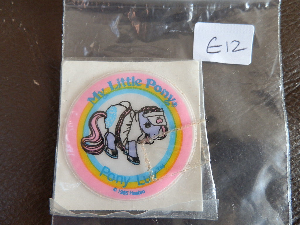 Pony Wear Puffy Sticker (Selection)