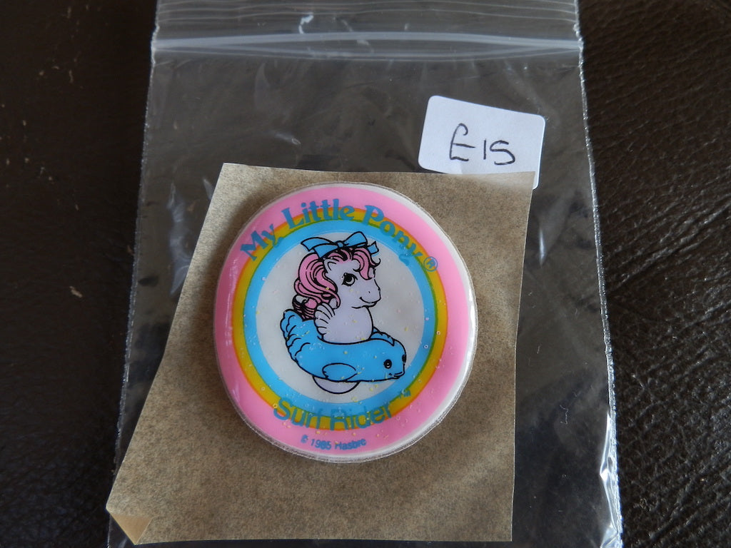 My Little Pony Vintage G1 Baby Sea Pony Puffy Sticker (Selection)