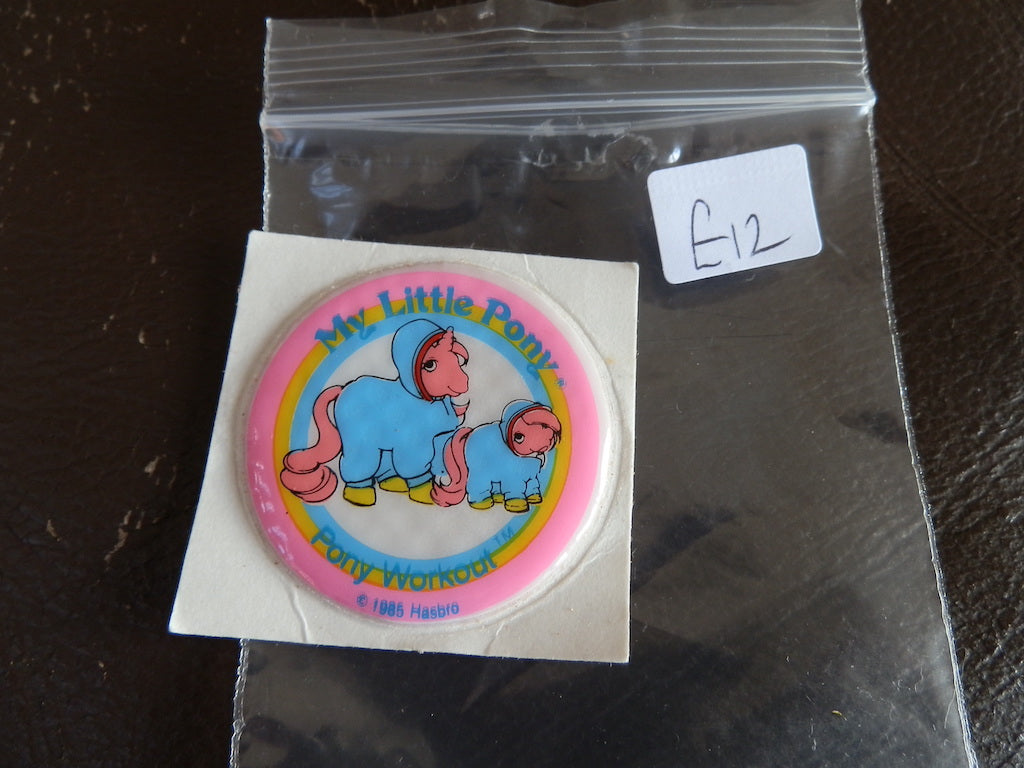 Pony Wear Puffy Sticker (Selection)