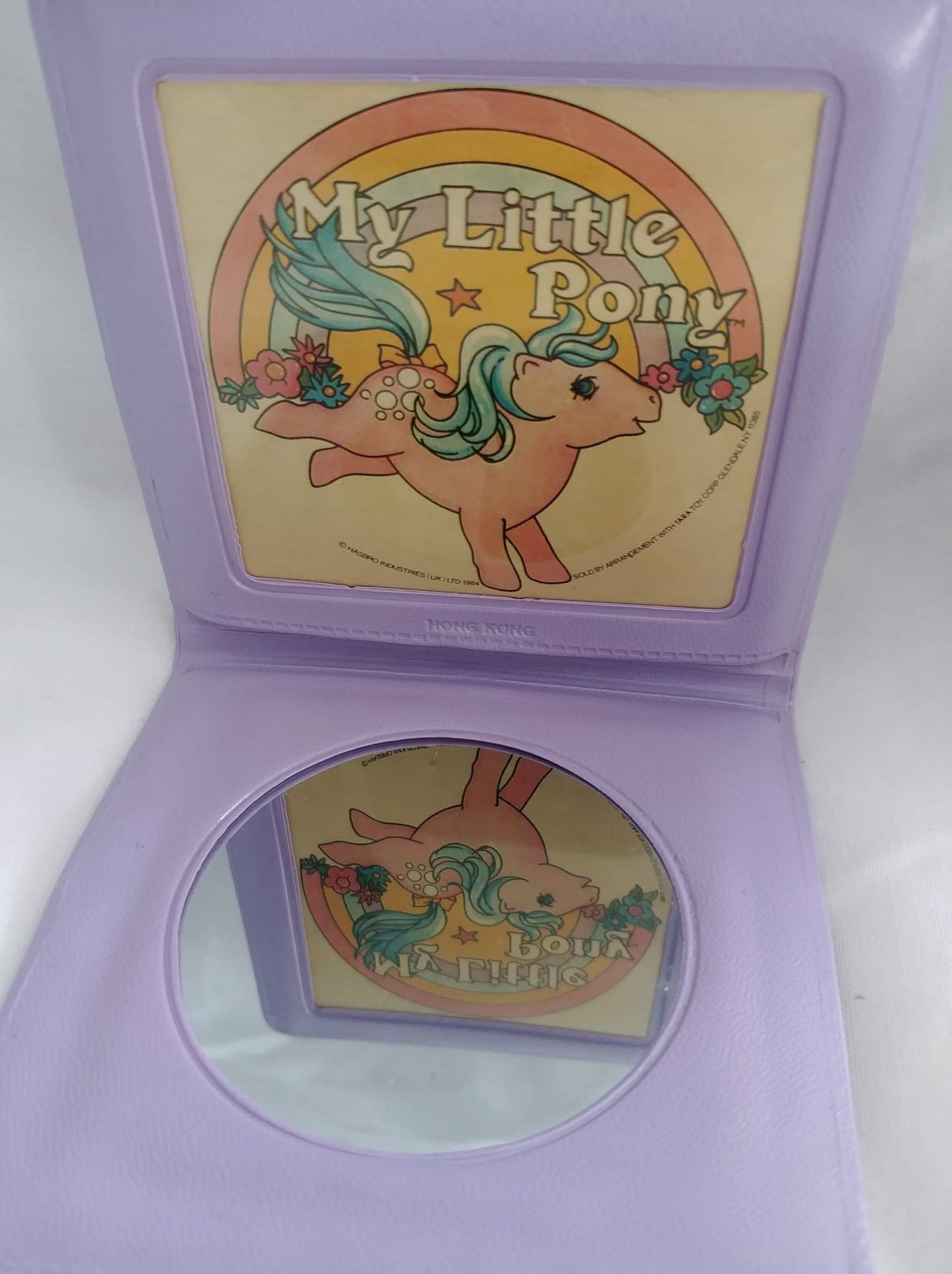 My Little Pony G1 Vintage Cotton Candy Lilac Compact Mirror