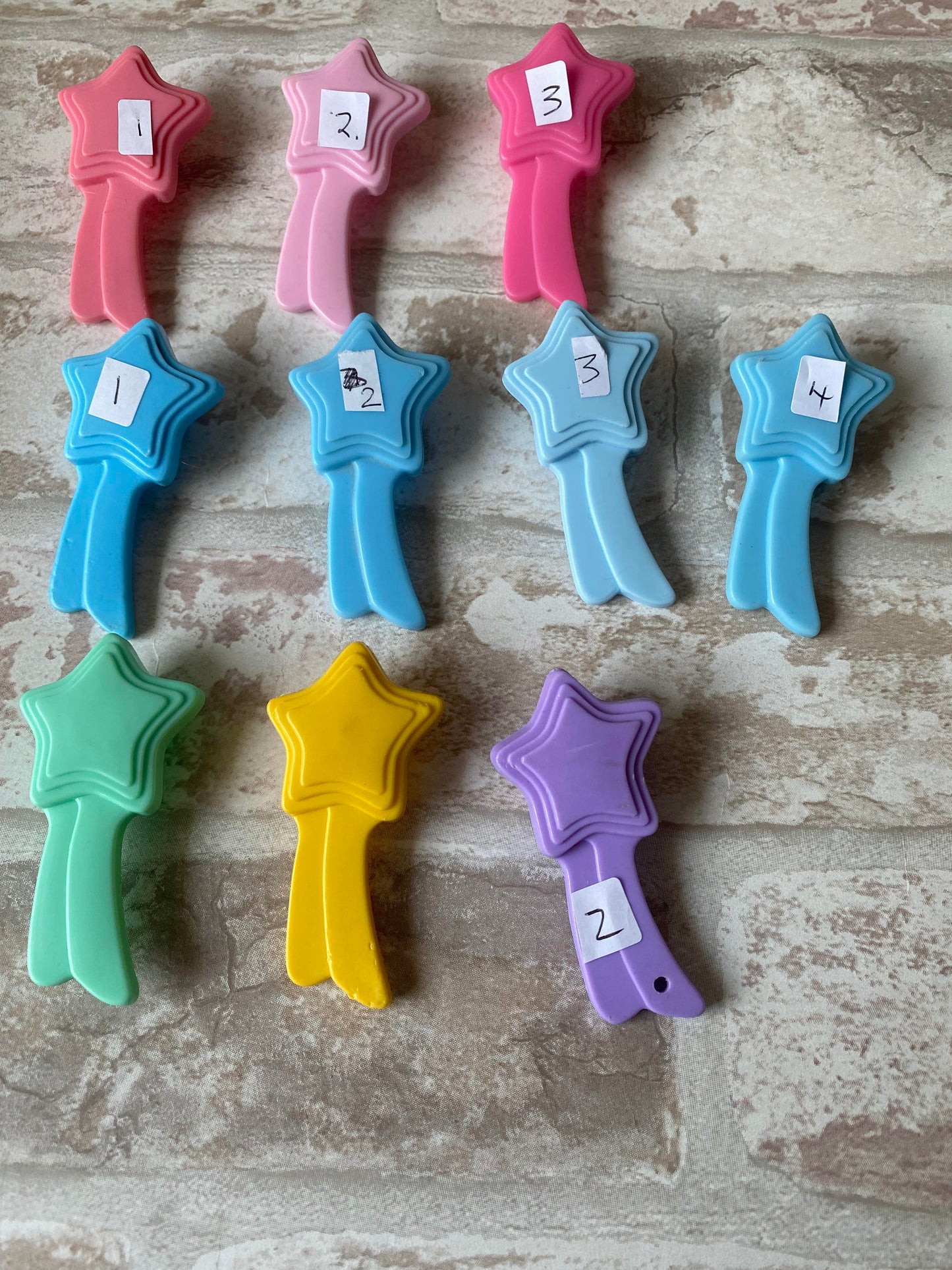 G1 My Little Pony Shooting Star Brushes (Selection)