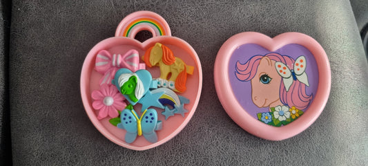 UK Pink Trinket Box/Jewellery Set