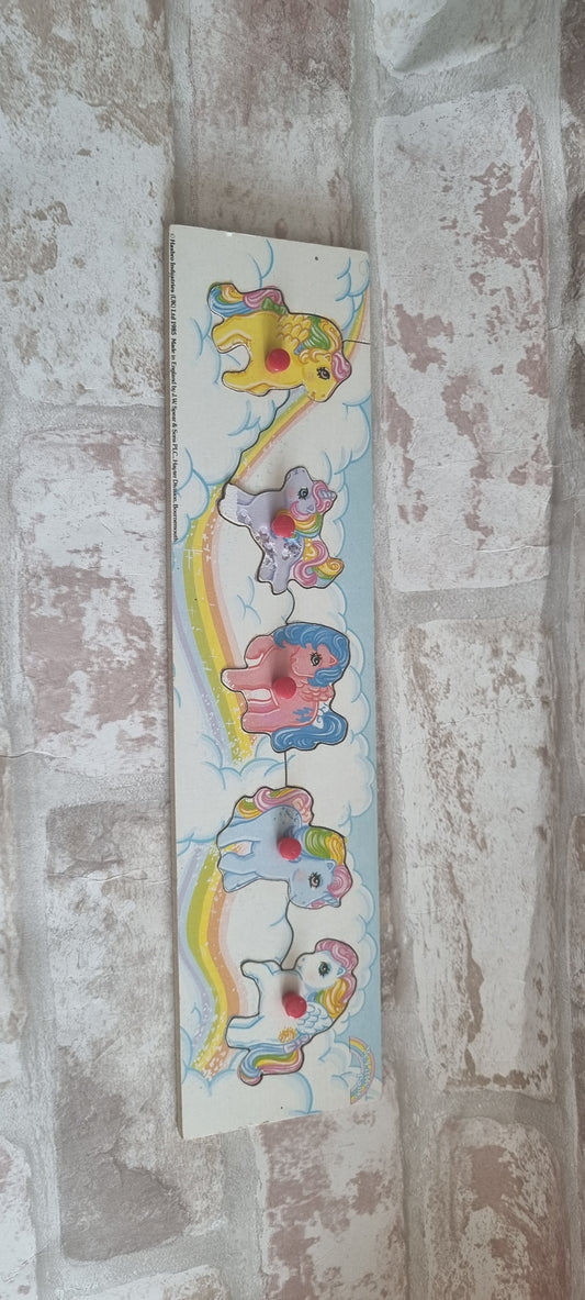 Rainbow Pony Peg Puzzle