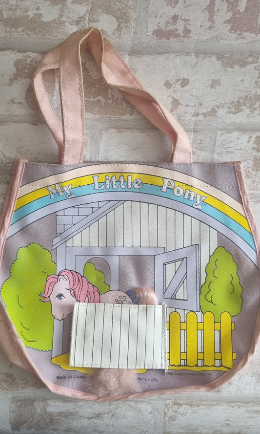 Cotton Candy Stable Door Handbag/Purse with comb