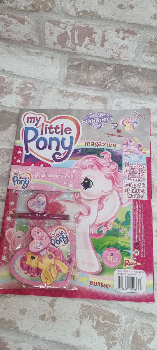 My Little Pony G3 Magazine Comic Issue 1 with free gift