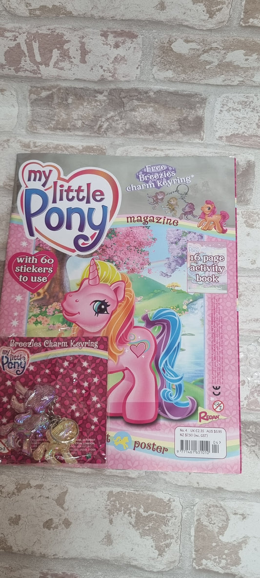 My Little Pony G3 Magazine Comic Issue 4 with free gift
