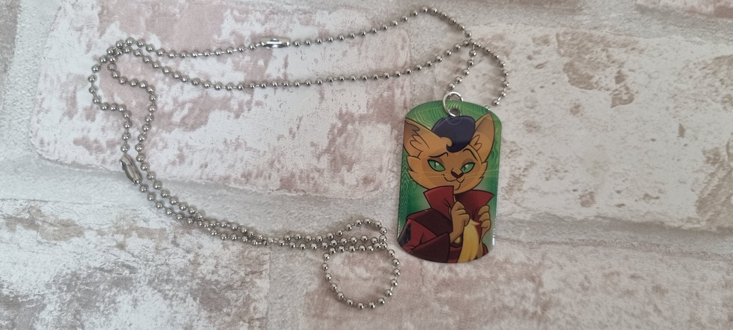 G4 Metal Dog Tag Necklace - Capper Dapperpaws