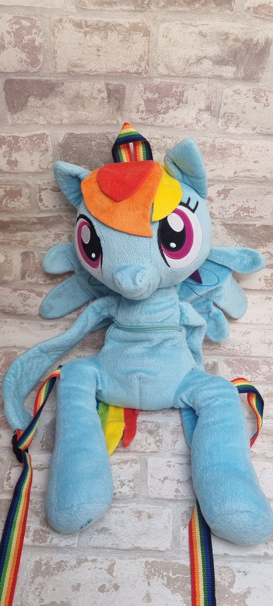 My Little Pony G4 Rainbow Dash Plush Backpack