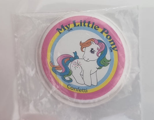 Retro Basic Fun Puffy Sticker (Confetti)
