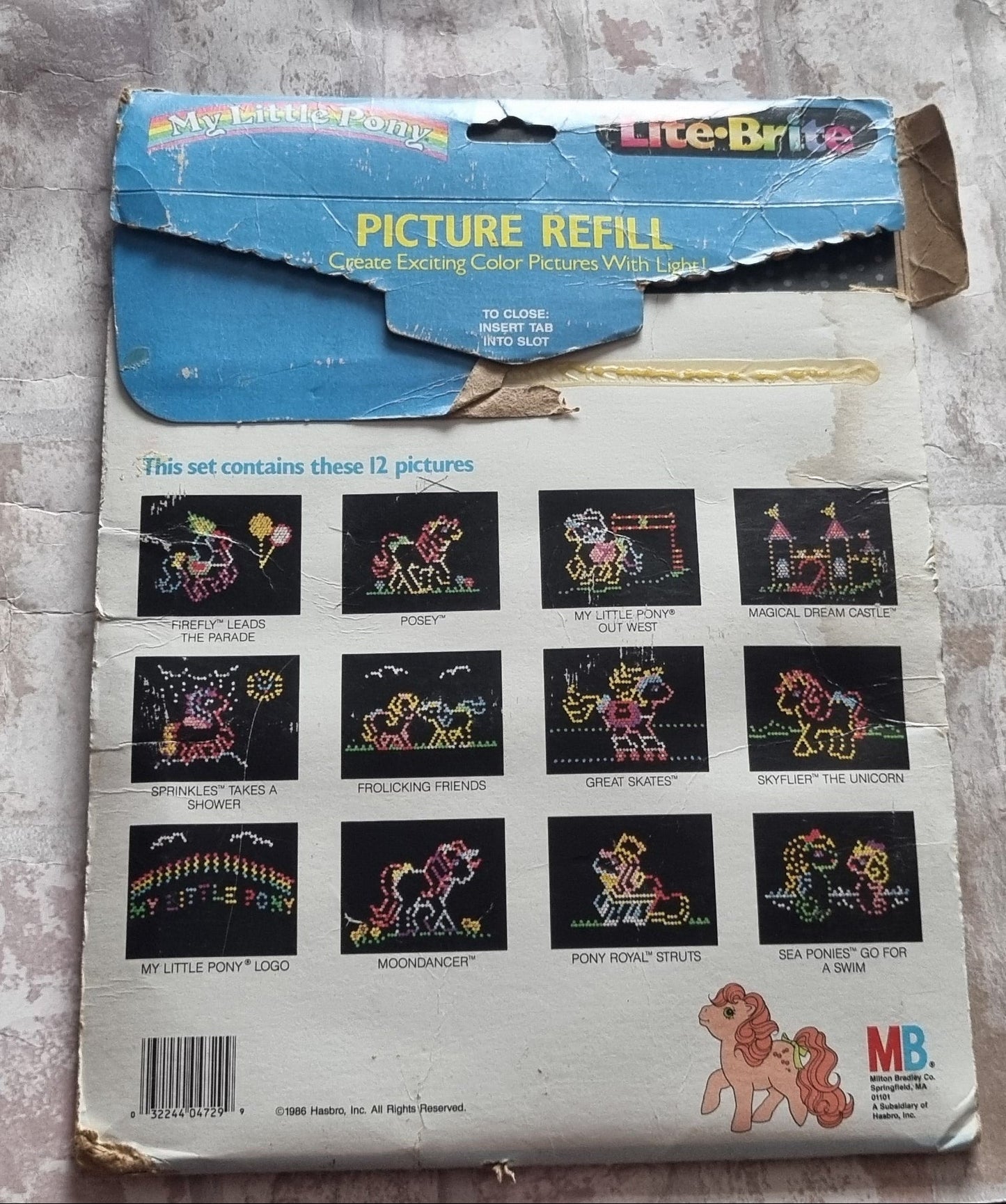 Original Lite Brite templates in package