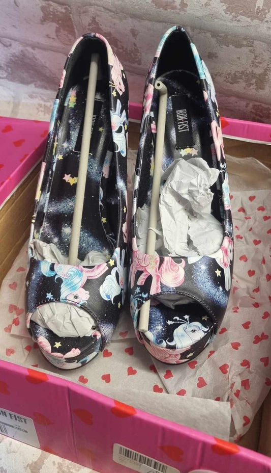Boxed UK Size 7/US Size 9 Iron Fist Celestial High Heel Shoes