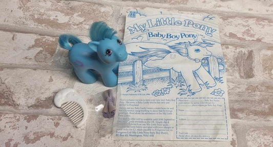 My Little Pony Vintage G1 Mail Order Baby Lucky Complete (PLUS leaflet)