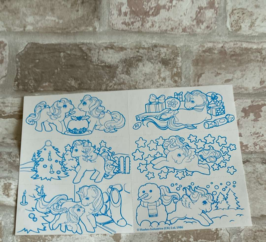 Activity Club Christmas Gift Tags 1986