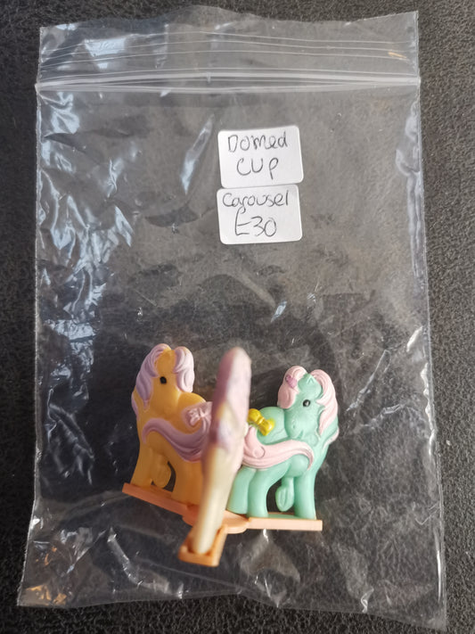 My Little Pony Vintage G1 Domed Cup Carousel Piece