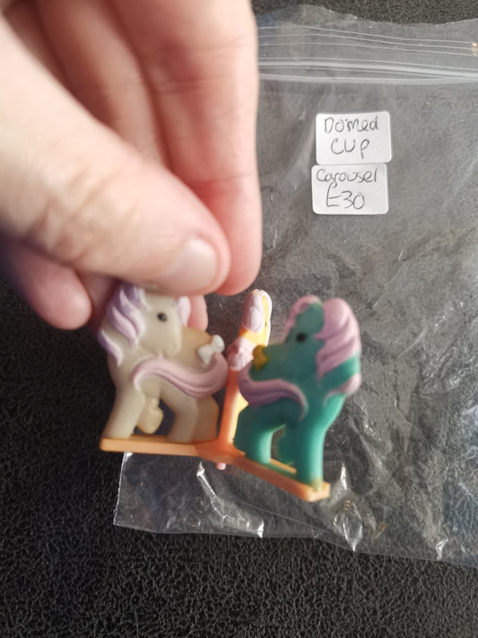 My Little Pony Vintage G1 Domed Cup Carousel Piece