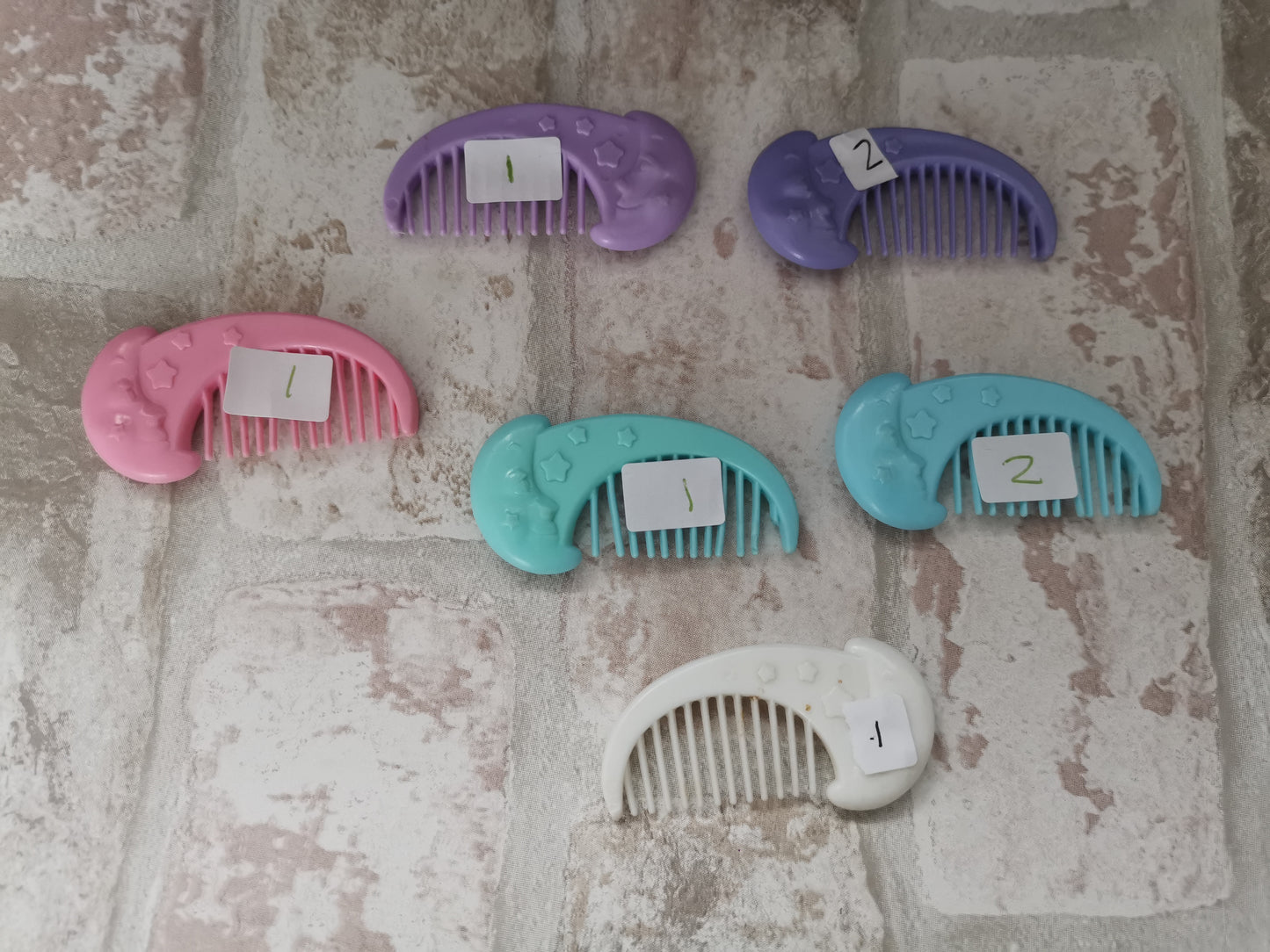 G1 My Little Pony Moon Combs (Selection)