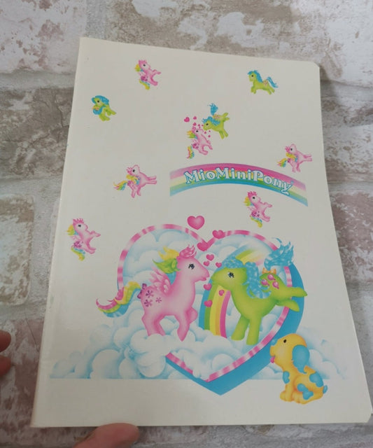 My Little Pony Vintage G1 Tootsie and Brandy Notebook (Italy)