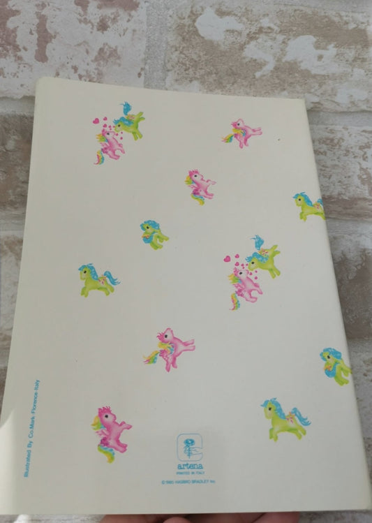 My Little Pony Vintage G1 Tootsie and Brandy Notebook (Italy)