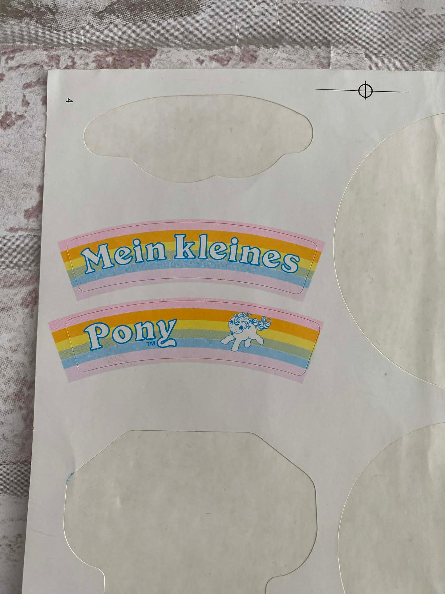 My Little Pony Lullabye Nursery Playset Stickers