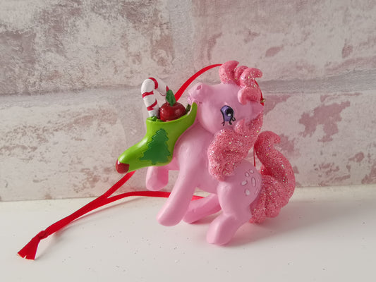 My Little Pony G1 Enesco Christmas Ornament - Cotton Candy