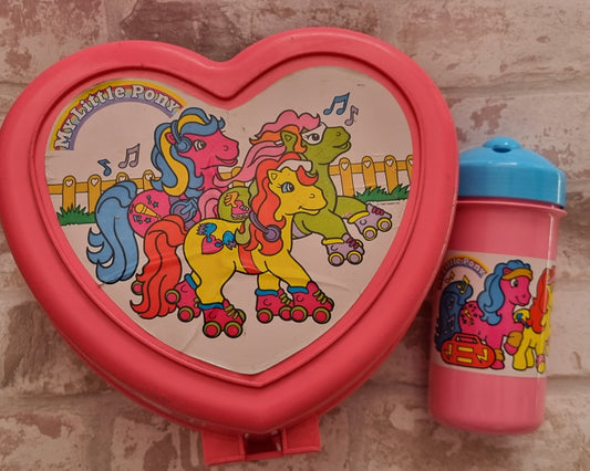 G1 Rollerskating Ponies Lunchbox and Flask
