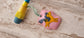 Pencil with Bubbles charm/topper