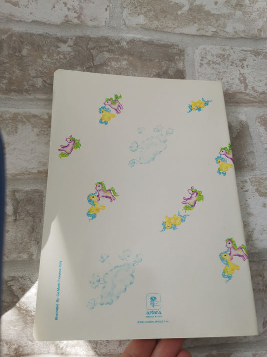 My Little Pony Vintage G1 Bubbles and Seashell Notebook (Italy)