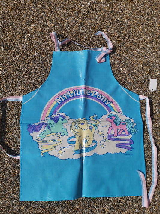 My Little Pony Vintage G1 UK Child's Apron feat Sundae Best Ponies