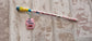 Pencil with Bubbles charm/topper