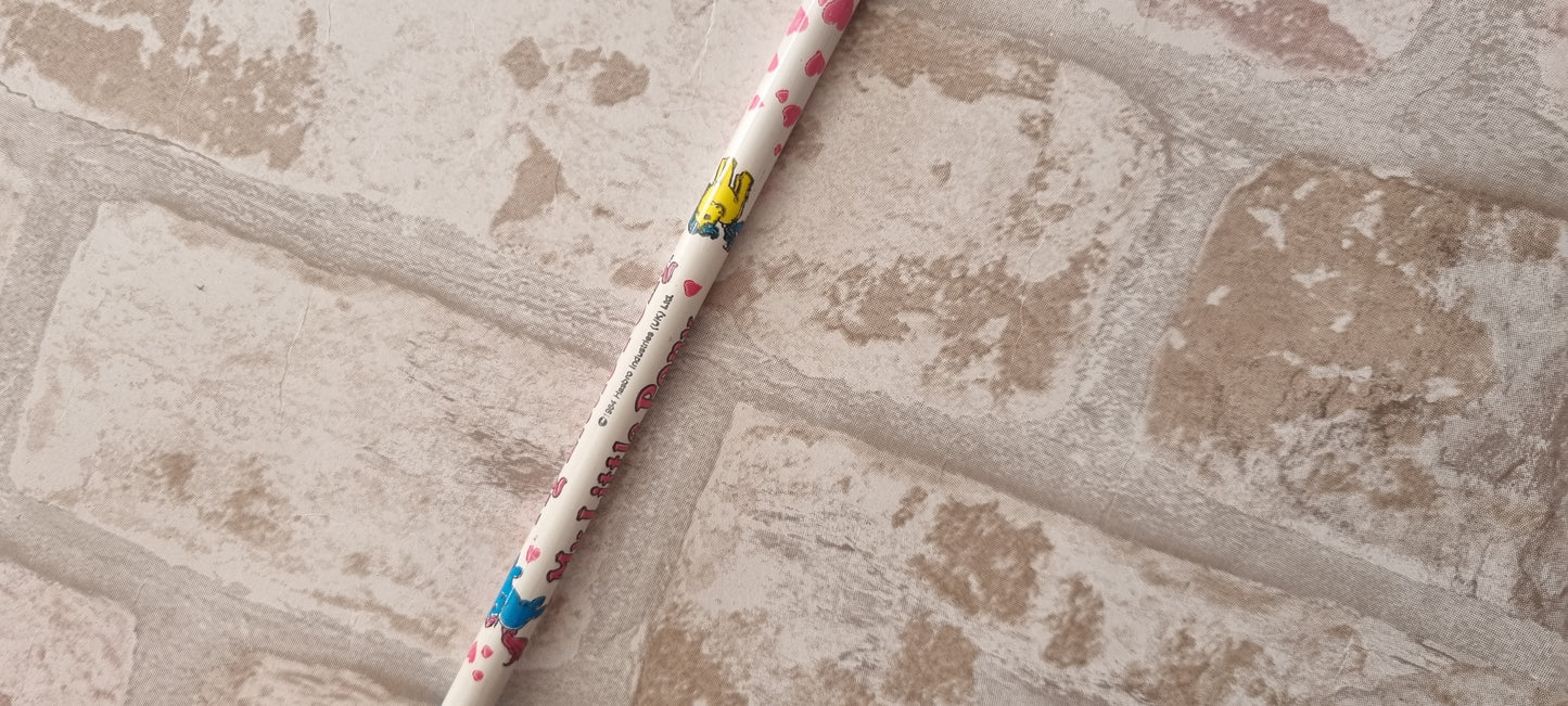 Pencil with Bubbles charm/topper