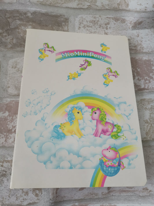 My Little Pony Vintage G1 Bubbles and Seashell Notebook (Italy)