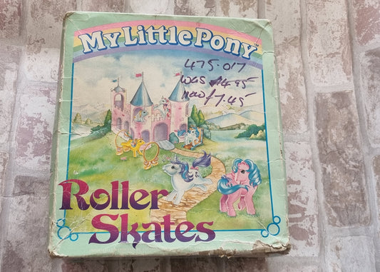 My Little Pony Vintage G1 UK Merchandise Roller Skates (Boxed)