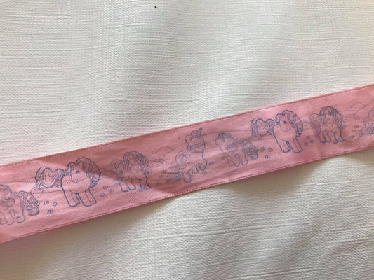 G1 Vintage My Little Pony Uk Activity Club Ribbon