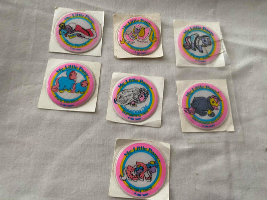 Puffy Pony Wear Stickers (Selection - Original backing)