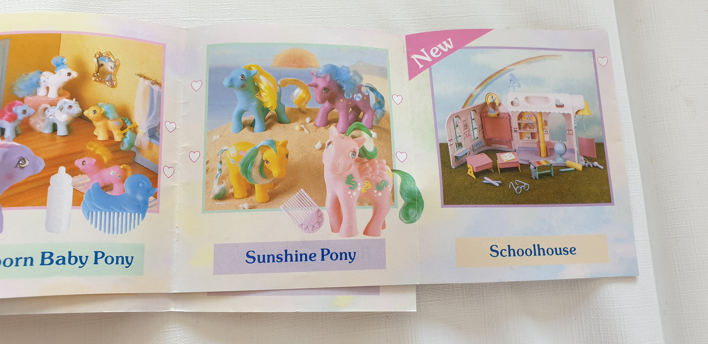 G1 My Little Pony Euro Collector's Album Pamphlet